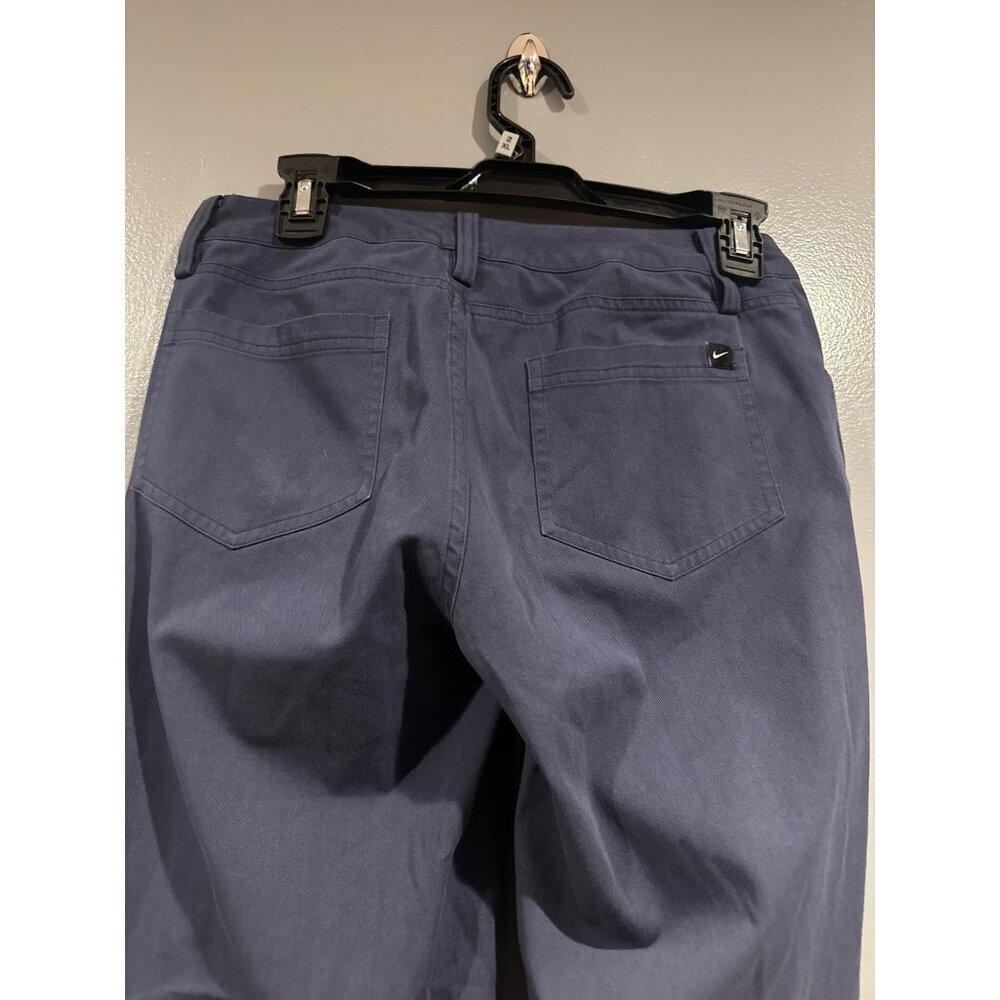 Nike Dri-Fit Women’s Size 2 Navy Blue Stretch Athletic Pants Soft Jean-Like - Picture 5 of 6